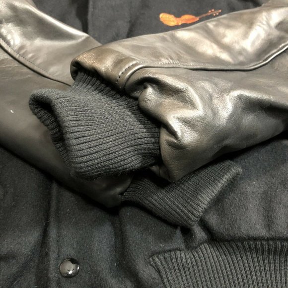 Rare Fiddler on the roof 30th Broadway play 2k Staff Jacket M Embroidered back